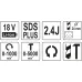 MŁOTOWIERTARKA SDS+ 18V /BEZ AKUMULATORA