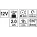 POLERKA AKUMULATOROWA 12 V (2 AH, 80 MM, 2 BIEGI)