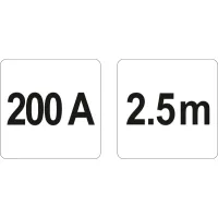 KABLE ROZRUCHOWE 200A 2,5M