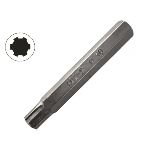 BIT 10 MM (3/8 ) RIBE M7 X 75 MM, 20 SZT, 73MOV5-2 (S2), KPL
