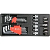 WKŁAD DO SZUFLADY NASADKI HEX, TORX 31CZ