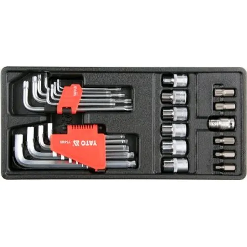 WKŁAD DO SZUFLADY NASADKI HEX, TORX 31CZ