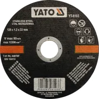 TARCZA DO CIĘCIA STALI NIERDZEWNEJ 125X1,2X22MM