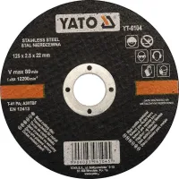 TARCZA DO CIĘCIA STALI NIERDZEWNEJ 125X2,5X22MM