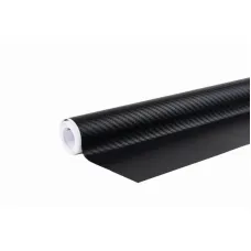 AMIO 02598 — Folia karbonowa carbon 3D czarna 30cm x 150cm AMIO-02598