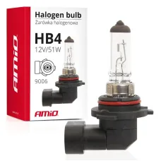AMIO 01480 — Żarówka halogenowa HB4 12V 51W 9006 AMIO-01480