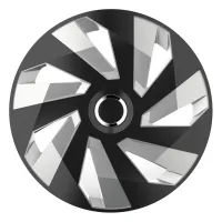 Kołpak samochodowy czarno srebrny Vector RC 16