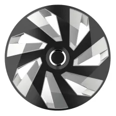 VERSACO 10500 — Kołpak samochodowy czarno srebrny Vector RC 16