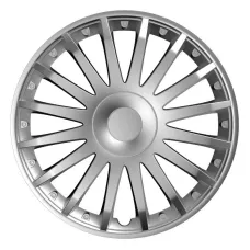 VERSACO 11699 — Kołpak samochodowy srebrny Crystal 16