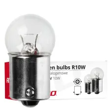 AMIO 01487 — Żarówki halogenowe R10W BA15s 12V 10W 10 szt. AMIO-01487
