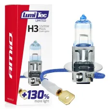 AMIO 02131 — Żarówka halogenowa H3 12V 55W LumiTec LIMITED +130% AMIO-02131