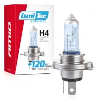 Żarówka halogenowa H4 12V 60/55W LumiTec Super White +120% AMIO-02137