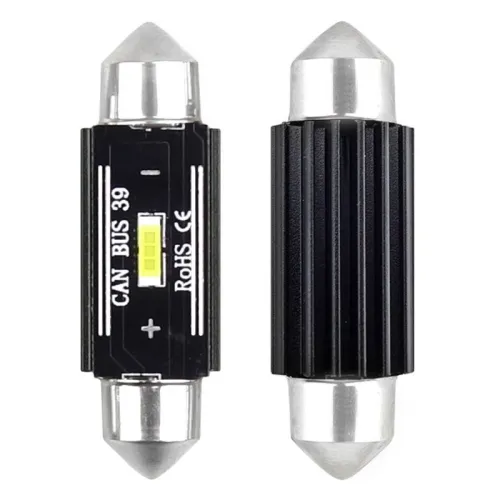 Żarówki LED CANBUS 1860 1SMD UltraBright Festoon C5W C10W C3W 39mm White 12V 24V AMIO-02443