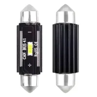 Żarówki LED CANBUS 1860 1SMD UltraBright Festoon C5W C10W C3W 41mm White 12V 24V AMIO-02444