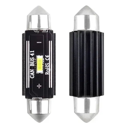 Żarówki LED CANBUS 1860 1SMD UltraBright Festoon C5W C10W C3W 41mm White 12V 24V AMIO-02444