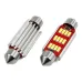 Żarówki LED CANBUS 4014 12SMD Festoon C5W C10W C3W 41mm White 12V 24V AMIO-01291