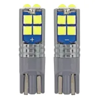 Żarówki LED W5W CANBUS 10SMD 3030 T10 12V 24V AMIO-02447