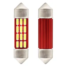 AMIO 01633 — Żarówki LED CANBUS 4014 16SMD Festoon C5W C10W C3W 39mm White 12V 24V AMIO-01633