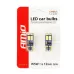 Żarówki LED CANBUS 12SMD 2835 T10e W5W White 12V 24V AMIO-01636