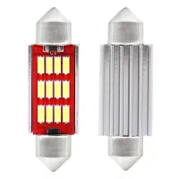 Żarówki LED CANBUS 4014 12SMD Festoon C5W C10W C3W 39mm White 12V 24V AMIO-01290