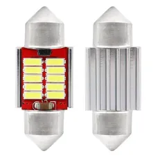 AMIO 01288 — LED CANBUS 4014 10SMD Festoon C5W C10W C3W 31mm White 12V 24V AMIO-01288