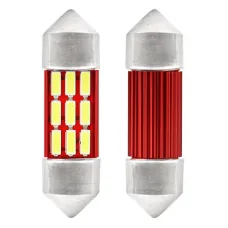 AMIO 01631 — Żarówki LED CANBUS 4014 12SMD Festoon C5W C10W C3W 31mm White 12V 24V AMIO-01631