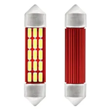 AMIO 01634 — Żarówki LED CANBUS 4014 20SMD Festoon C5W C10W C3W 41mm White 12V 24V AMIO-01634