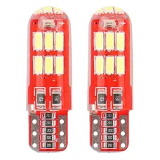 AMIO 01443 — Żarówki LED CANBUS 15SMD 4014 T10e W5W SILCA White 12V AMIO-01443