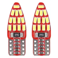 Żarówki LED CANBUS 24SMD 3014 T10e W5W boczne White 12V AMIO-01285