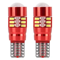 Żarówki LED CANBUS 27SMD 3014 T10e W5W  White 12V 24V AMIO-01446