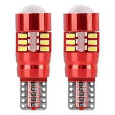 AMIO 01446 — Żarówki LED CANBUS 27SMD 3014 T10e W5W  White 12V 24V AMIO-01446