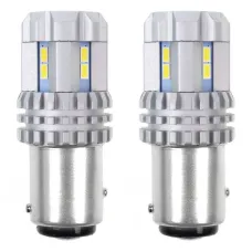 AMIO 02450 — Żarówki LED CANBUS 3020 22SMD UltraBright 1157 BAY15D P21/5W White 12V 24V AMIO-...