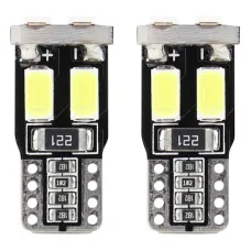 AMIO 01622 — Żarówki LED CANBUS 6SMD 5730 T10 W5W White AMIO-01622