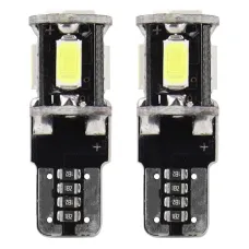 AMIO 01628 — Żarówki LED CANBUS 5SMD 5730 T10 W5W White AMIO-01628