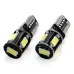 Żarówki LED CANBUS 5SMD 5730 T10 W5W White AMIO-01628