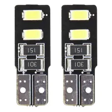 AMIO 01630 — Żarówki LED CANBUS 4SMD 5730 T10 W5W White AMIO-01630