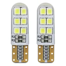 AMIO 01095 — Żarówki LED STANDARD T10 W5W 12xSMD 2835 12V Silikon AMIO-01095