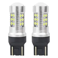 Żarówki LED CANBUS 3030 24SMD T20 7443 W21/5W White 12V 24V AMIO-02126