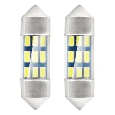 AMIO 01089 — Żarówki LED STANDARD 3014 9SMD Festoon C5W C10W C3W 31mm White 12V AMIO-01089