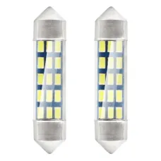 AMIO 01091 — Żarówki LED STANDARD 3014 15SMD Festoon C5W C10W C3W 39mm White 12V AMIO-01091