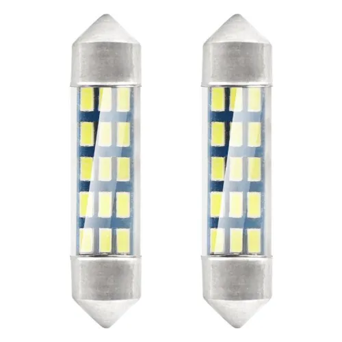 Żarówki LED STANDARD 3014 15SMD Festoon C5W C10W C3W 39mm White 12V AMIO-01091