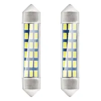 Żarówki LED STANDARD 3014 18SMD Festoon C5W C10W C3W 41mm White 12V AMIO-01092