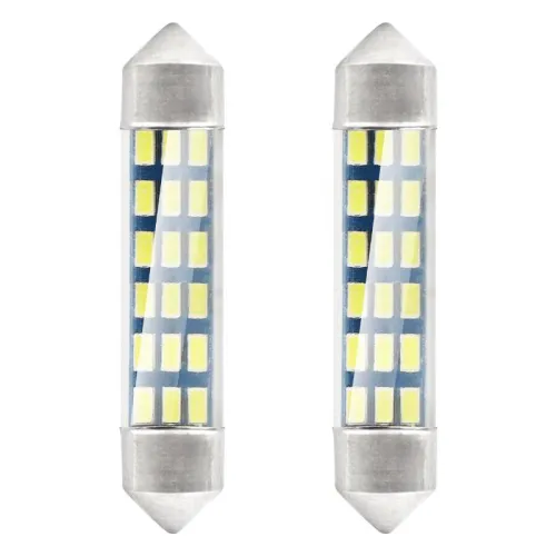 Żarówki LED STANDARD 3014 18SMD Festoon C5W C10W C3W 41mm White 12V AMIO-01092
