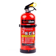 OGNIOCHRON OG60124 — Gaśnica proszkowa 2 kg ABC z głowicą plastikową, manometrem i wieszakiem