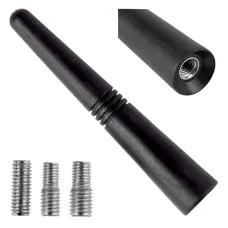 AMIO 01509 — Antena samochodowa maszt anteny 9 cm z 3 adapterami 5/6/7mm ANTM09 AMIO-01509
