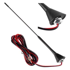 AMIO 01511 — Antena samochodowa 40 cm ze wzmacniaczem ANT08 AMIO-01511