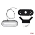 Lampa obrysowa LED OM-01-W owalna biała AMIO-02375