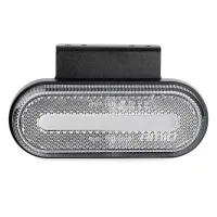 Lampa obrysowa LED OM-01-W owalna biała AMIO-02375