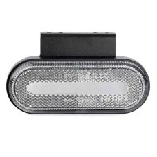 AMIO 02375 — Lampa obrysowa LED OM-01-W owalna biała AMIO-02375