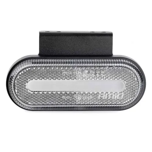 Lampa obrysowa LED OM-01-W owalna biała AMIO-02375